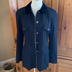 Black military style blazer/jacket